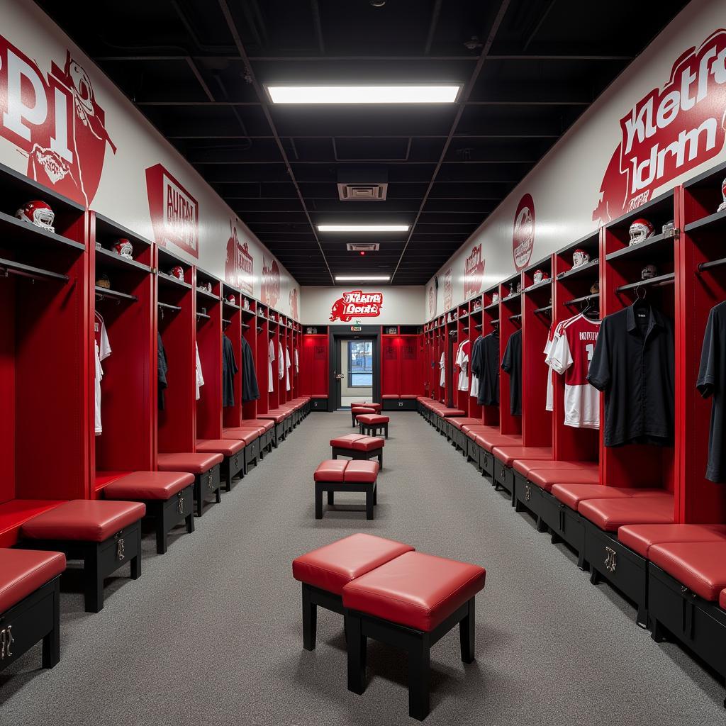 Modern Football Locker Room Design