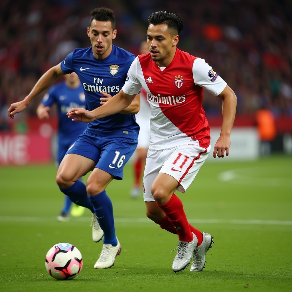 Modern Monaco Players: Wissam Ben Yedder in Action