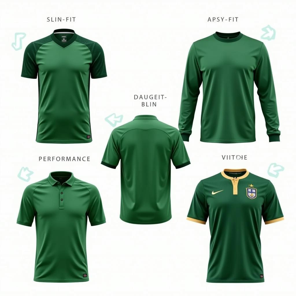 Moss Green Football Shirts: Fabric and Fit Options