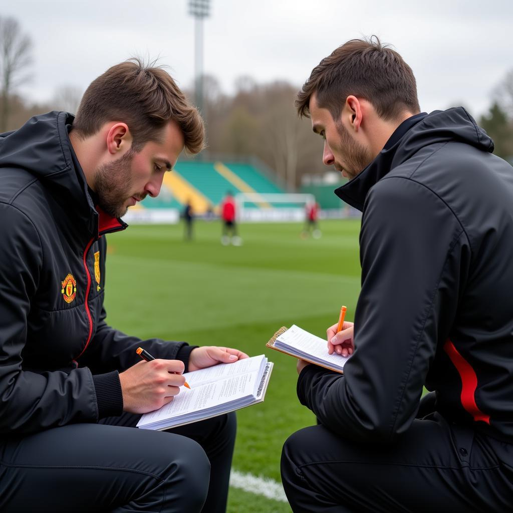 Manchester United Scouts Observing Sporting Lisbon Players