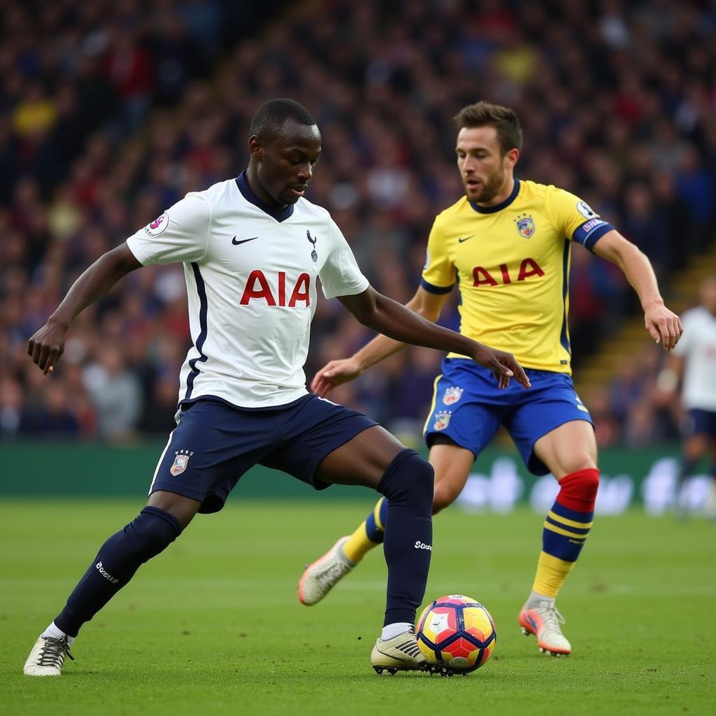 Tanguy Ndombele facing challenges during his time in the Premier League with Tottenham Hotspur