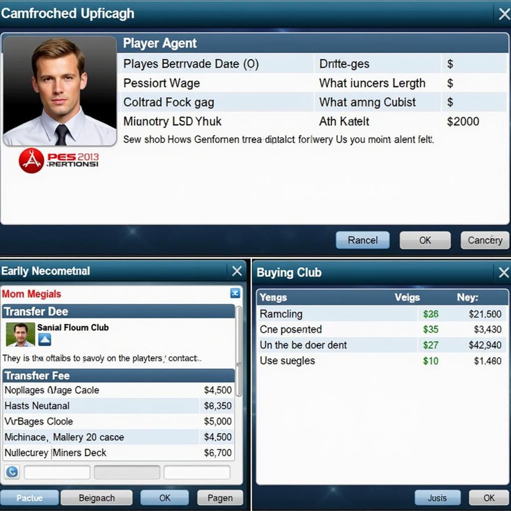 Negotiating Player Contracts in PES 2013