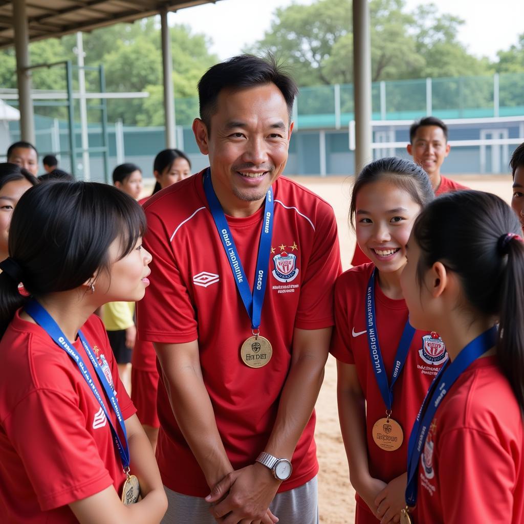 Ngo Van Kieu inspiring young athletes