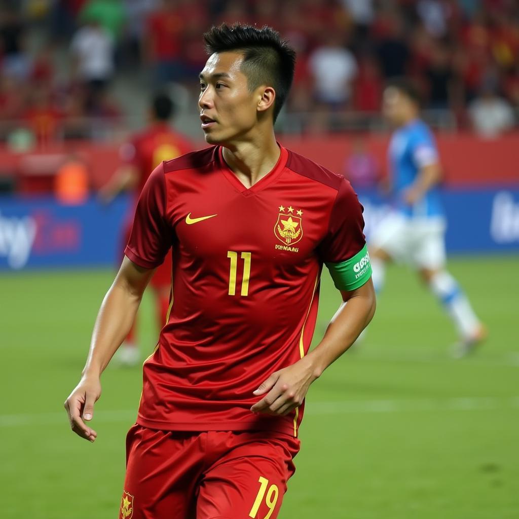 Nguyen Tien Linh Representing Vietnam National Team