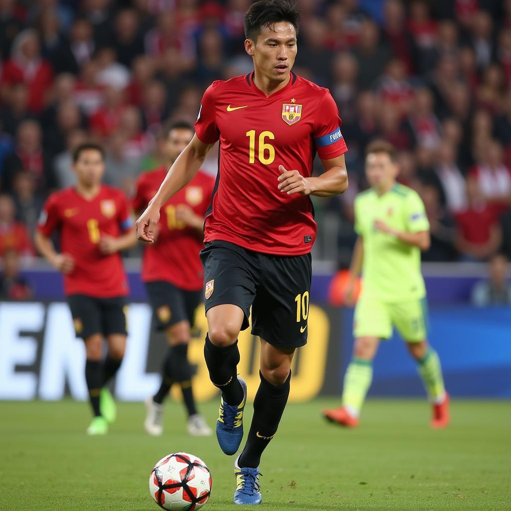 Nguyen Trung Kien Playing for His Current Team