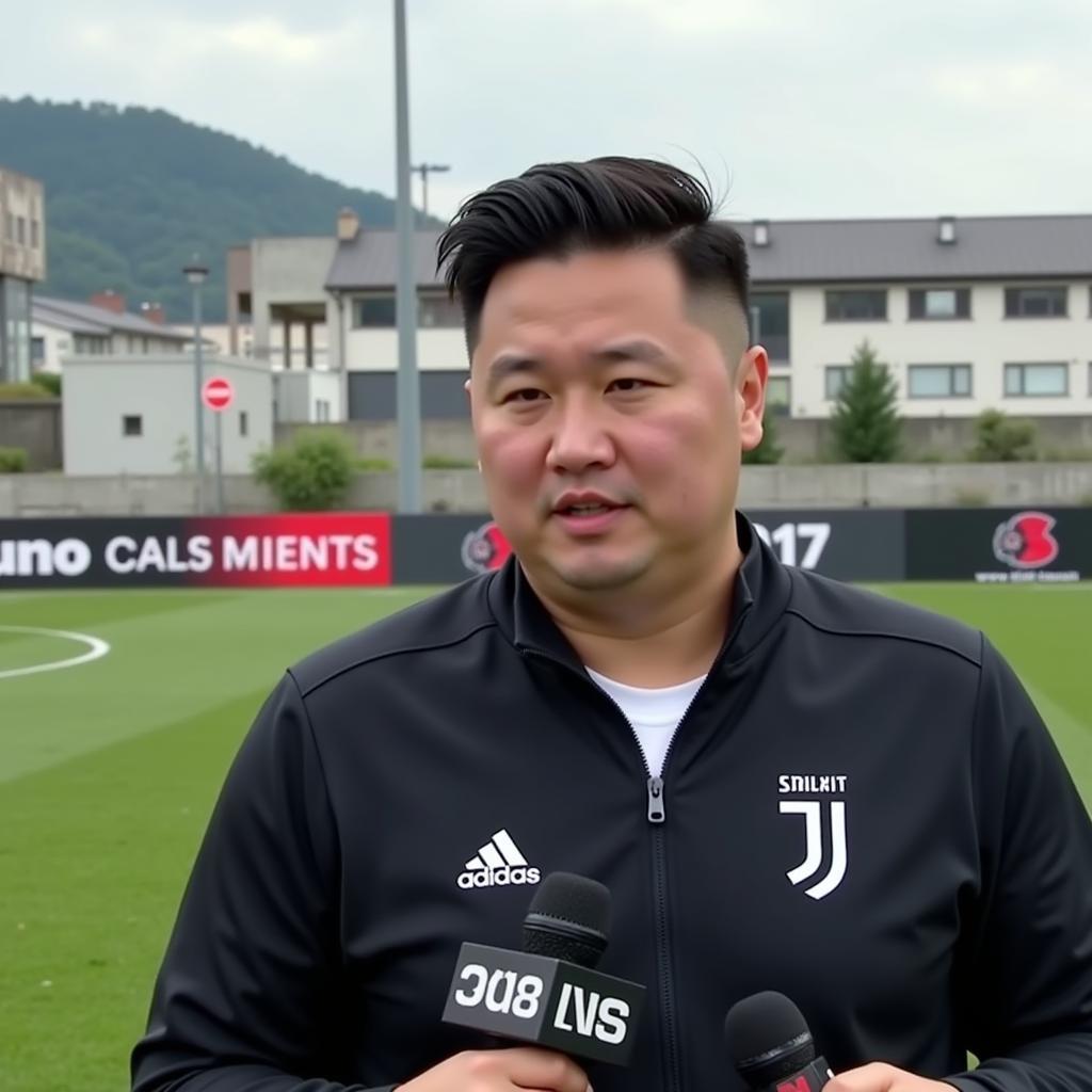 North Korean Footballer Interview at Juventus