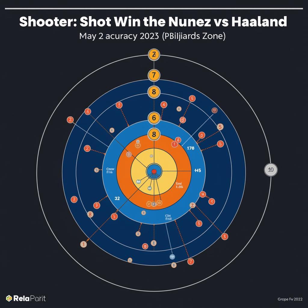 Nunez and Haaland Shot Accuracy Comparison 2023