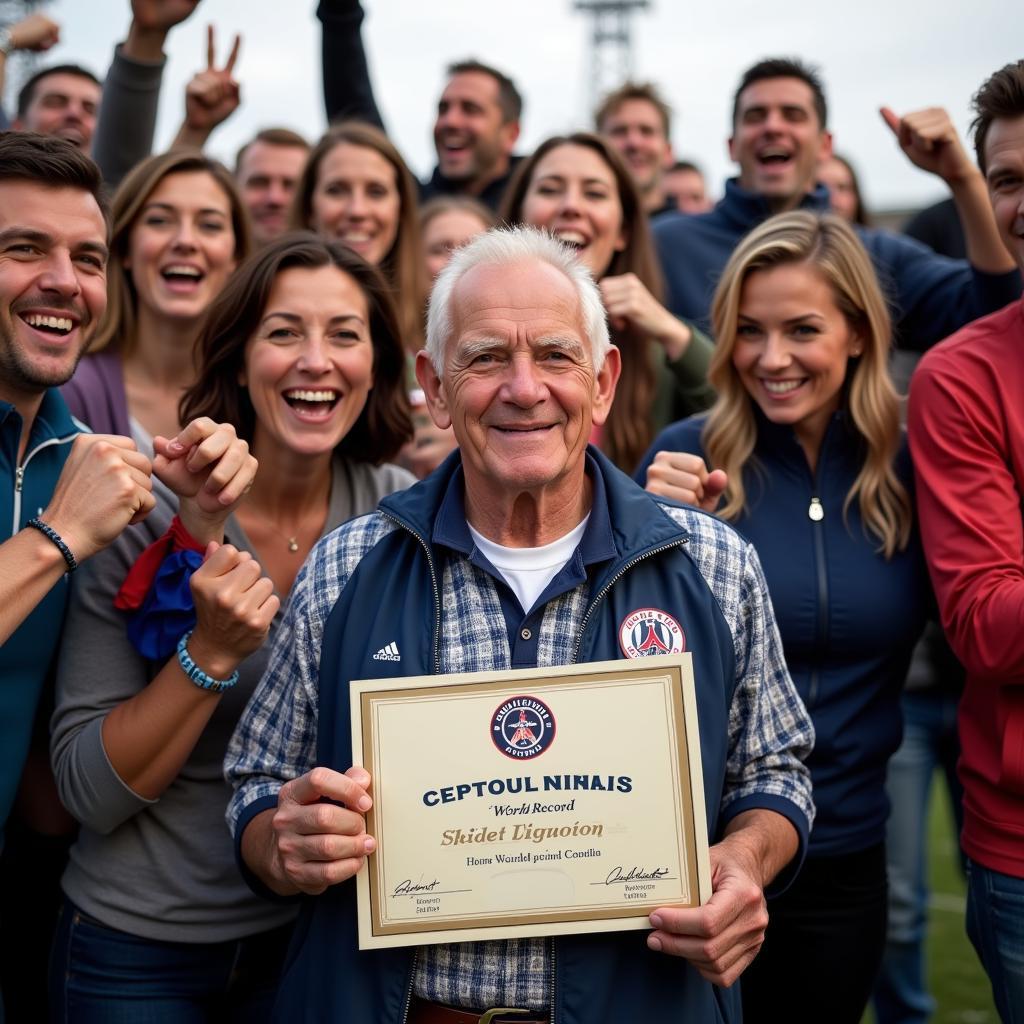 Oldest Football Player World Record