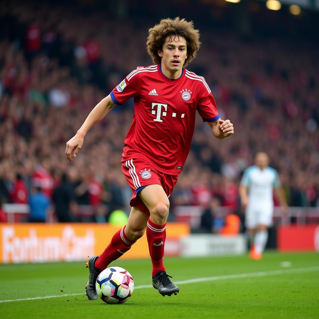 Owen Hargreaves playing for Bayern Munich