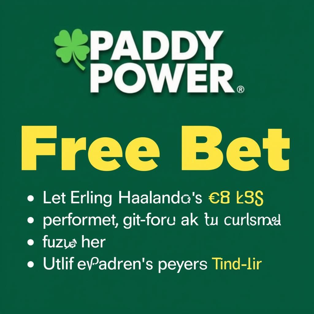 Paddy Power Free Bet Offer Featuring Erling Haaland