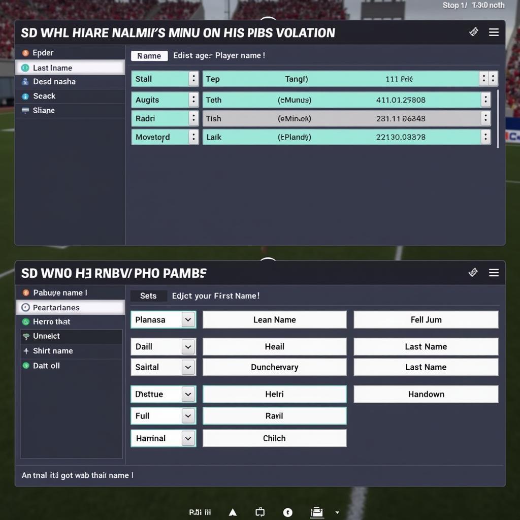 Editing Player Names in PES 2018