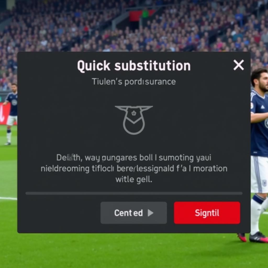 PES 2019 Quick Substitution Option