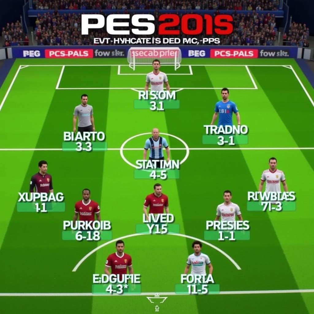 PES 6 Formation and Player Stats