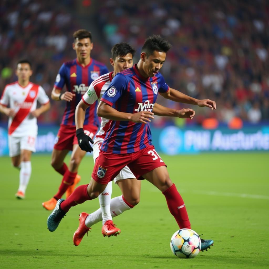 Philippine Football League Match in Progress