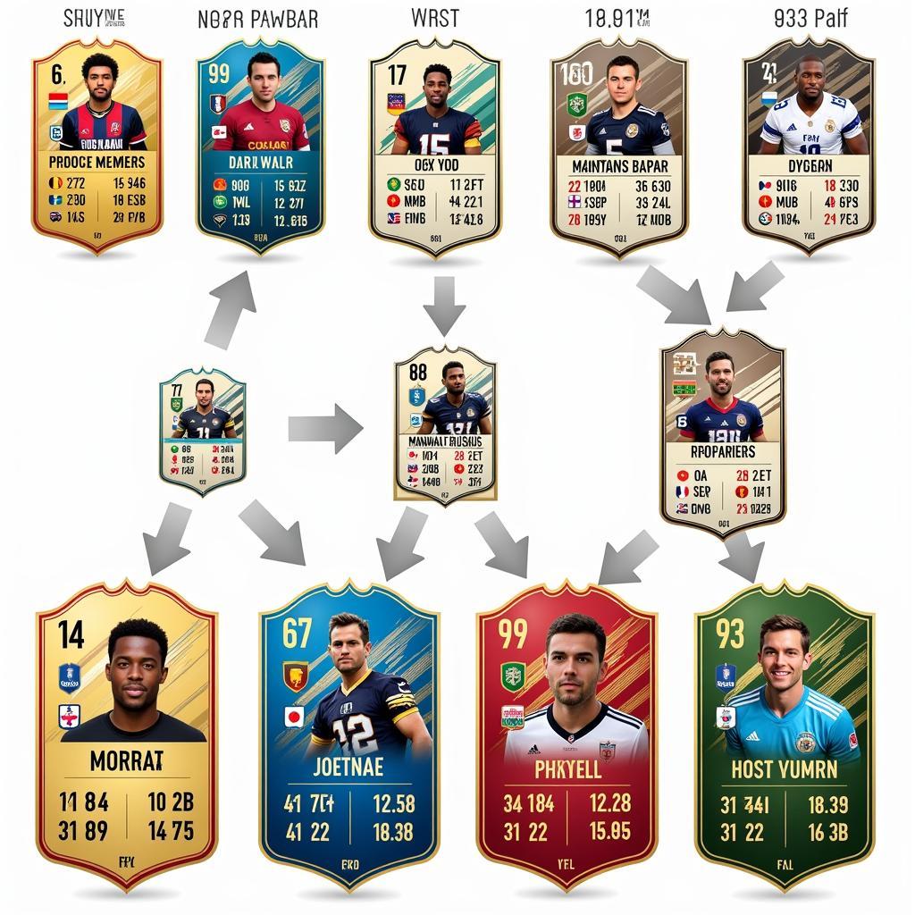 Evolution of Football Player Cards