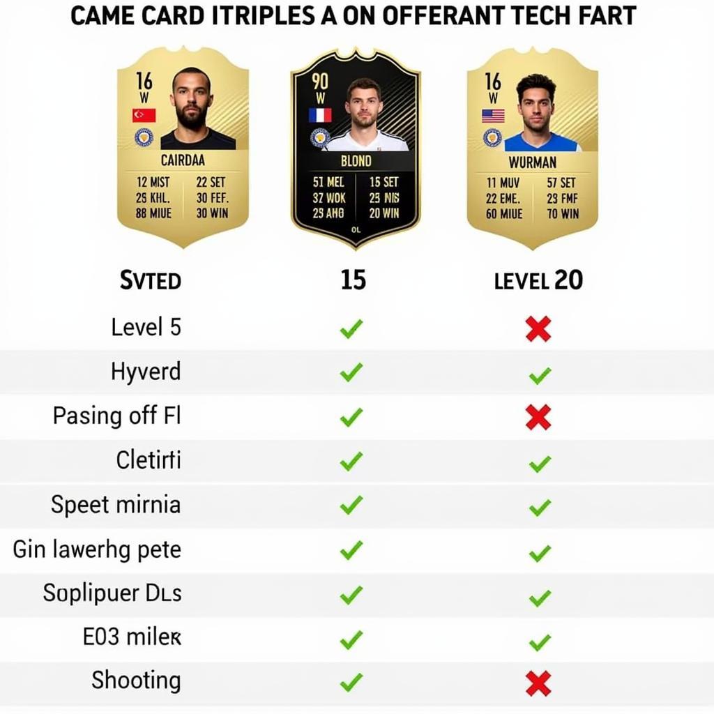 Comparing Player Levels in FIFA Online 4