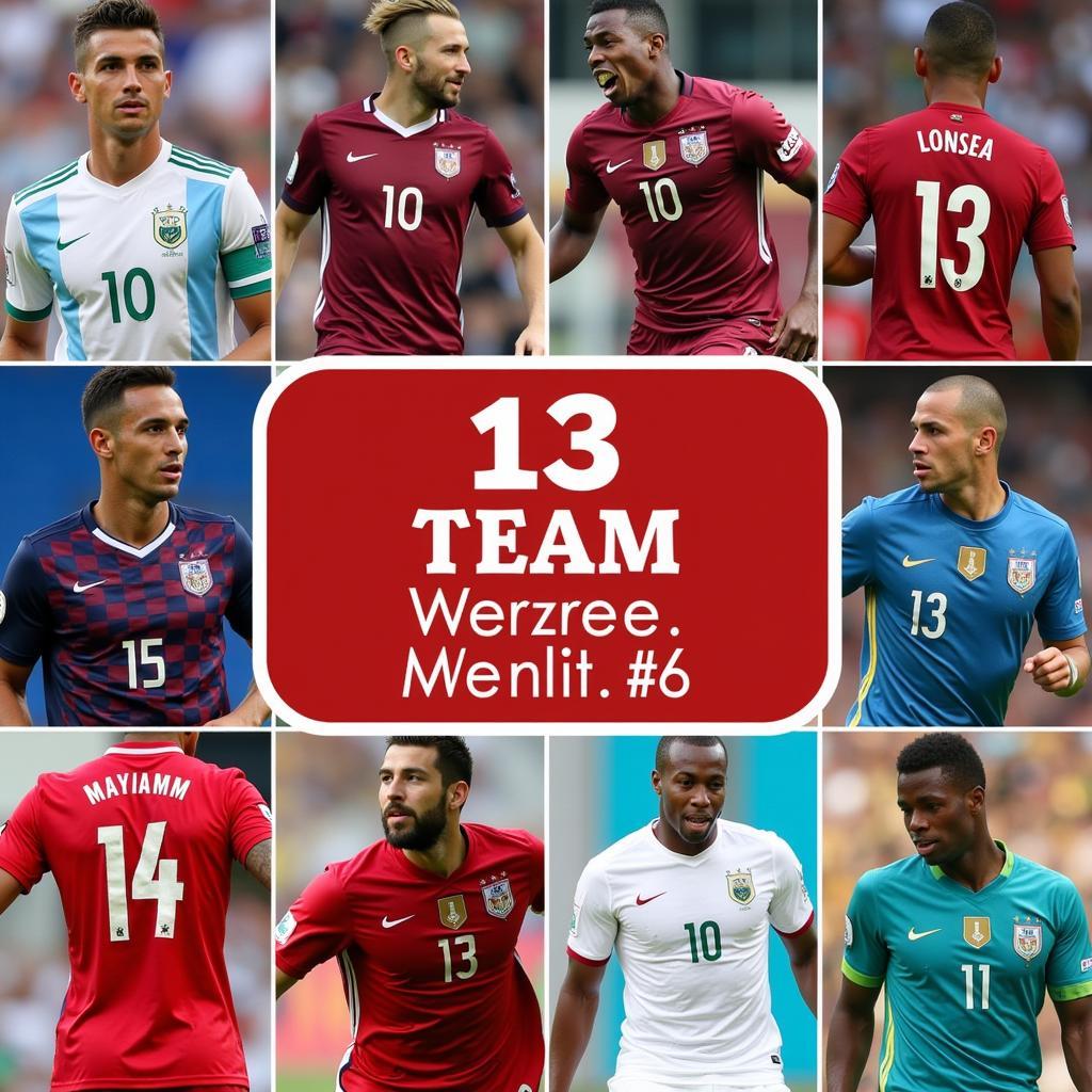 Player Number 13 at the Qatar World Cup