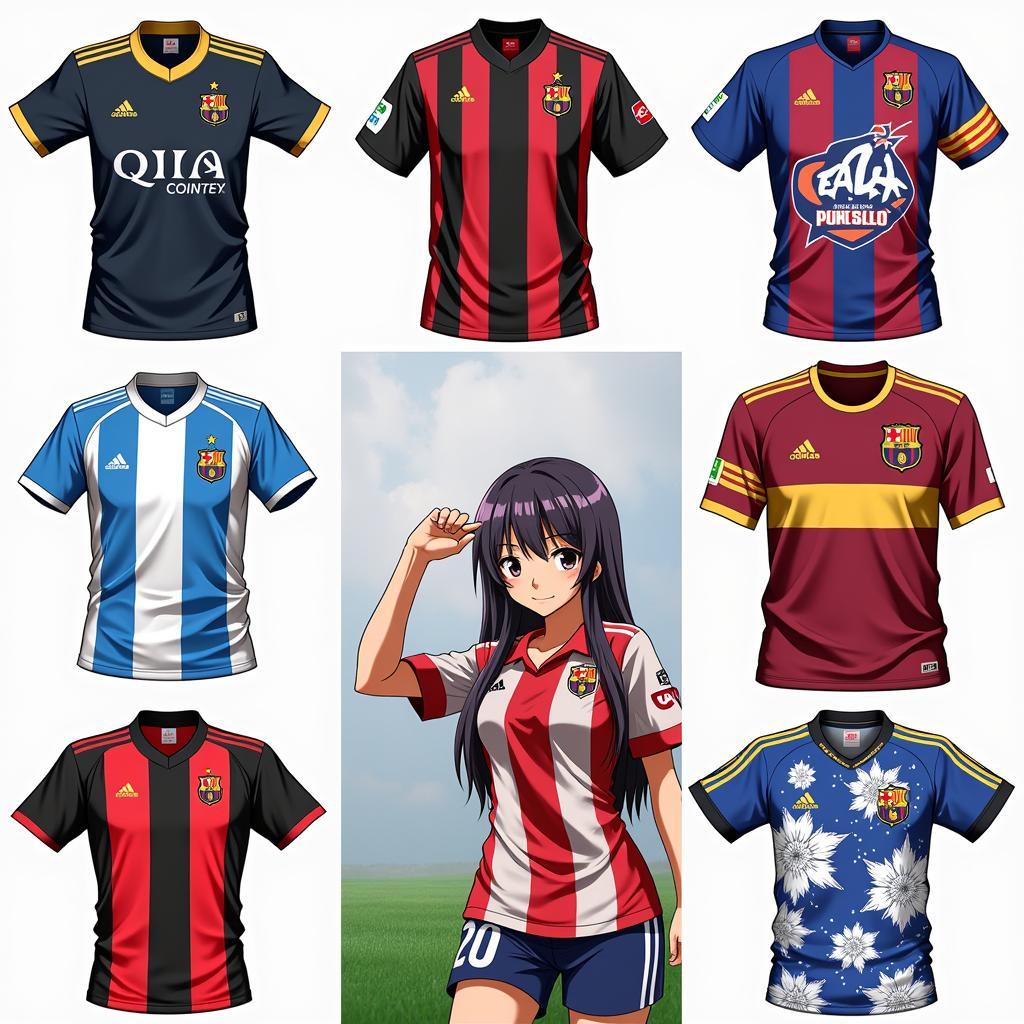 Popular Anime Characters Featured on Soccer Jerseys