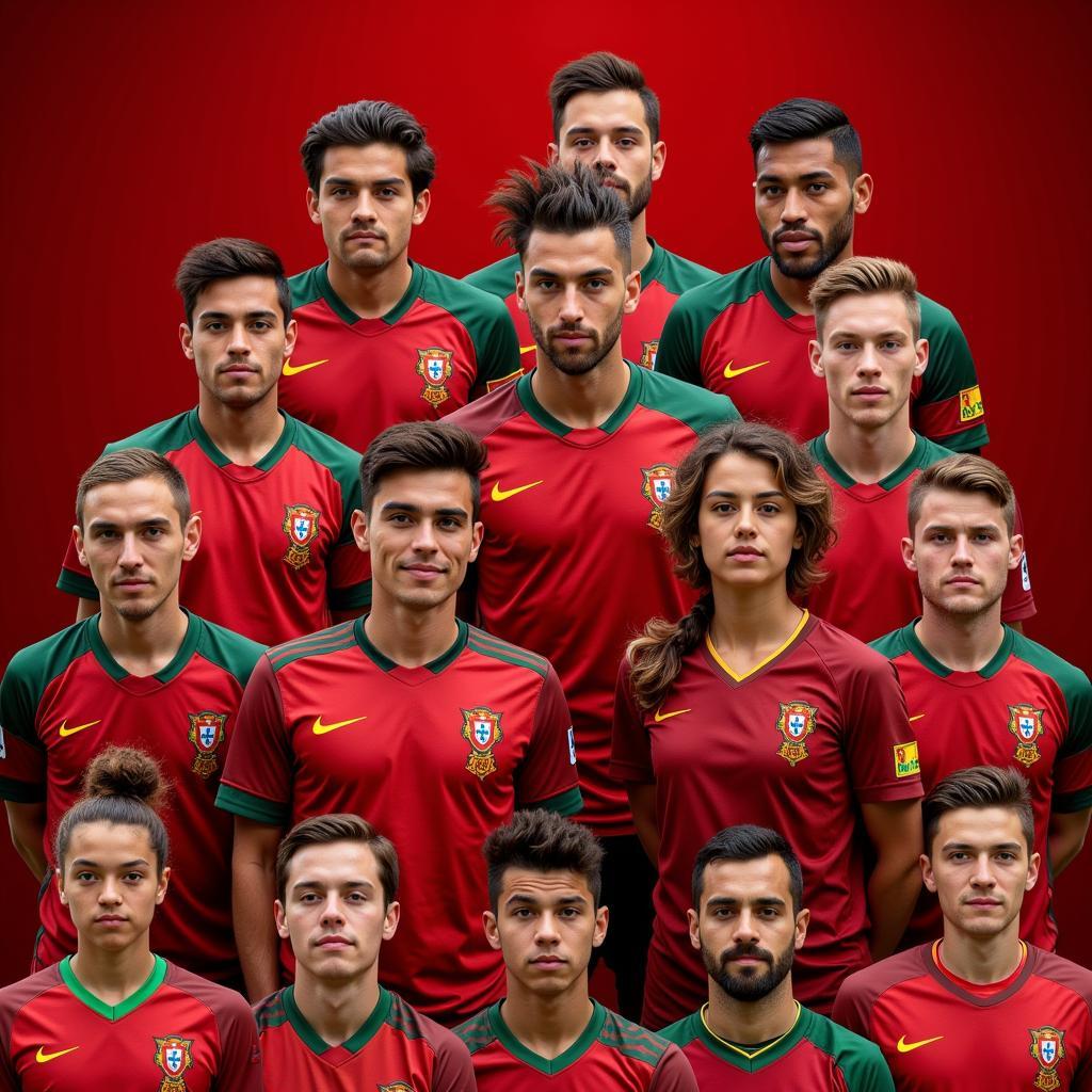 Young players of the Portugal national team