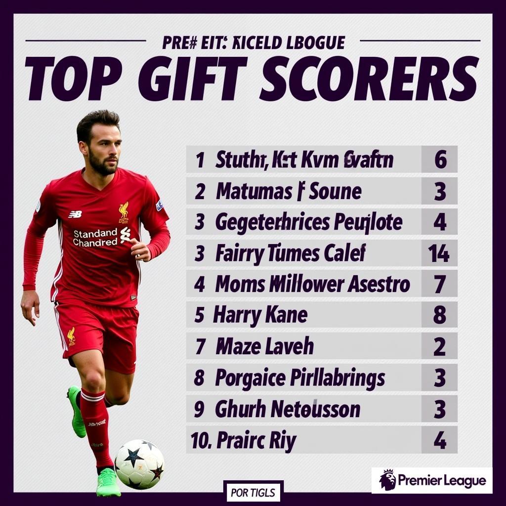 Premier League Top Scorers 2018 Season