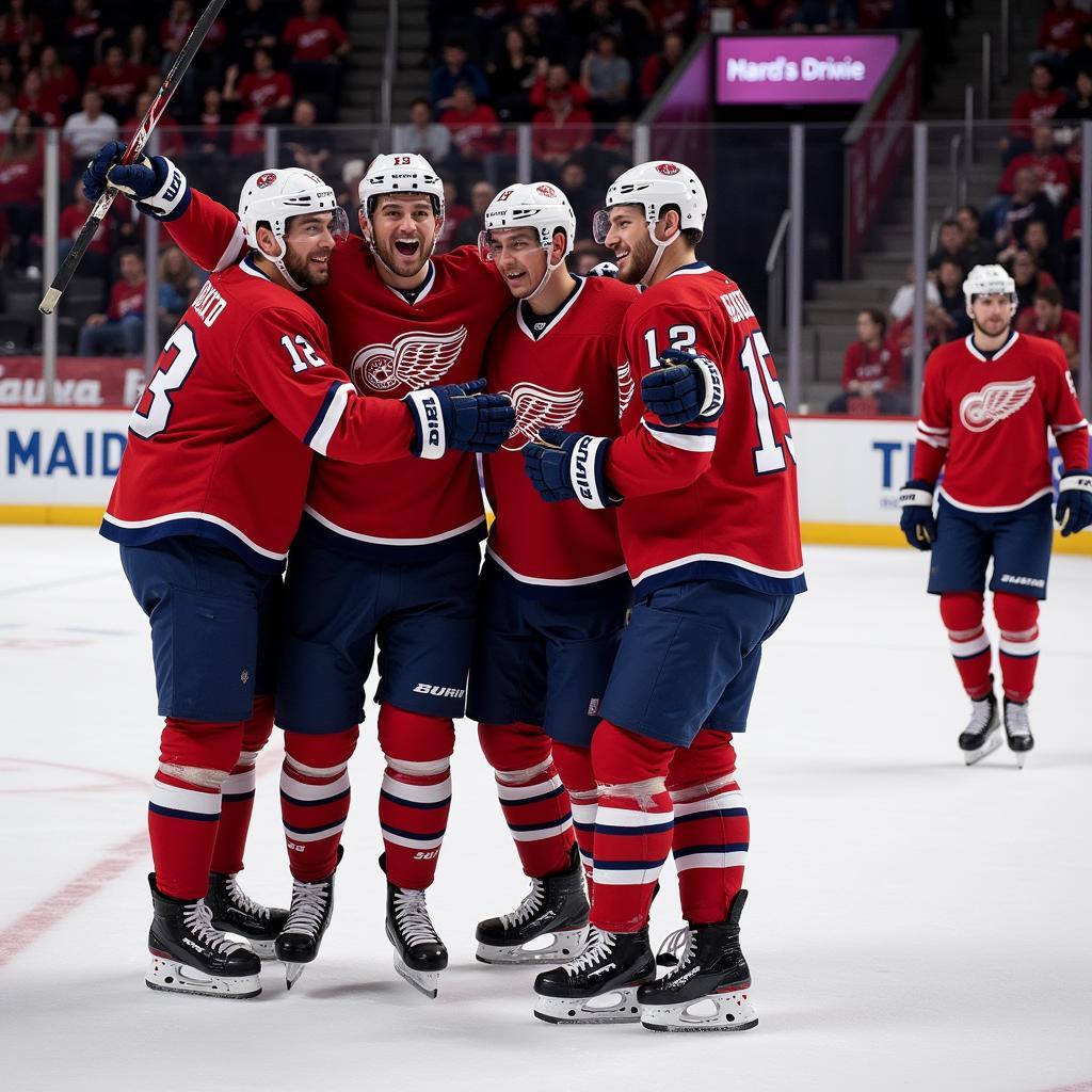 Prime Haaland Celebrates a Goal with Teammates