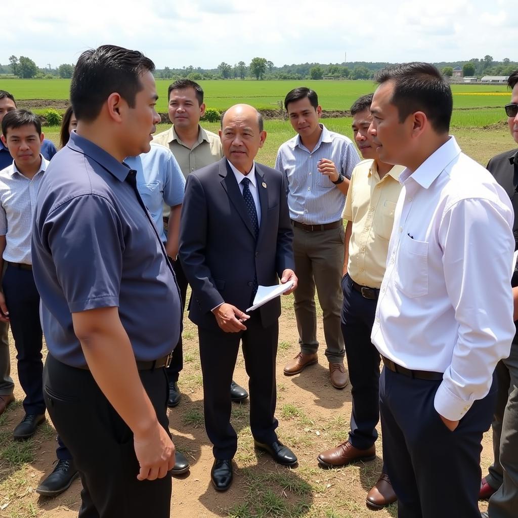 Prime Minister meeting with local farmers at Cau Dat Farm