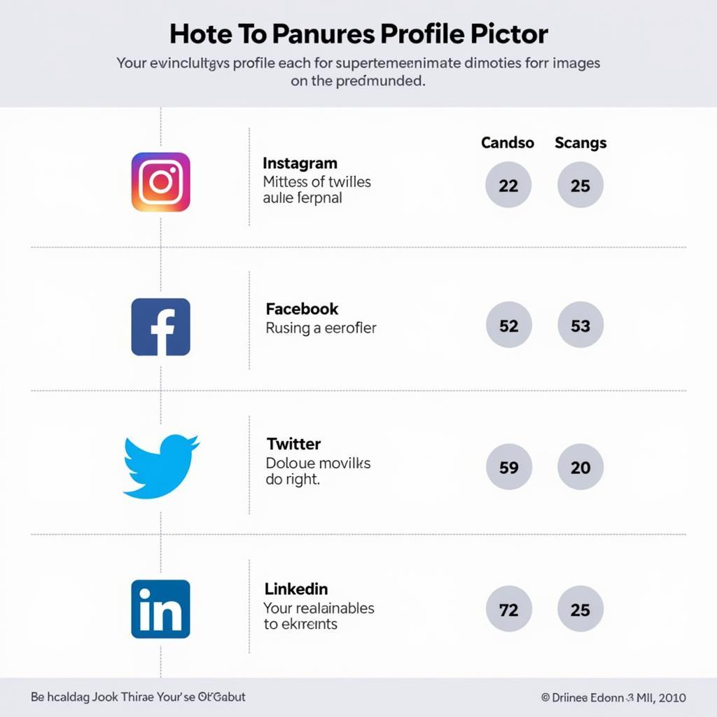 Social Media Profile Picture Dimensions