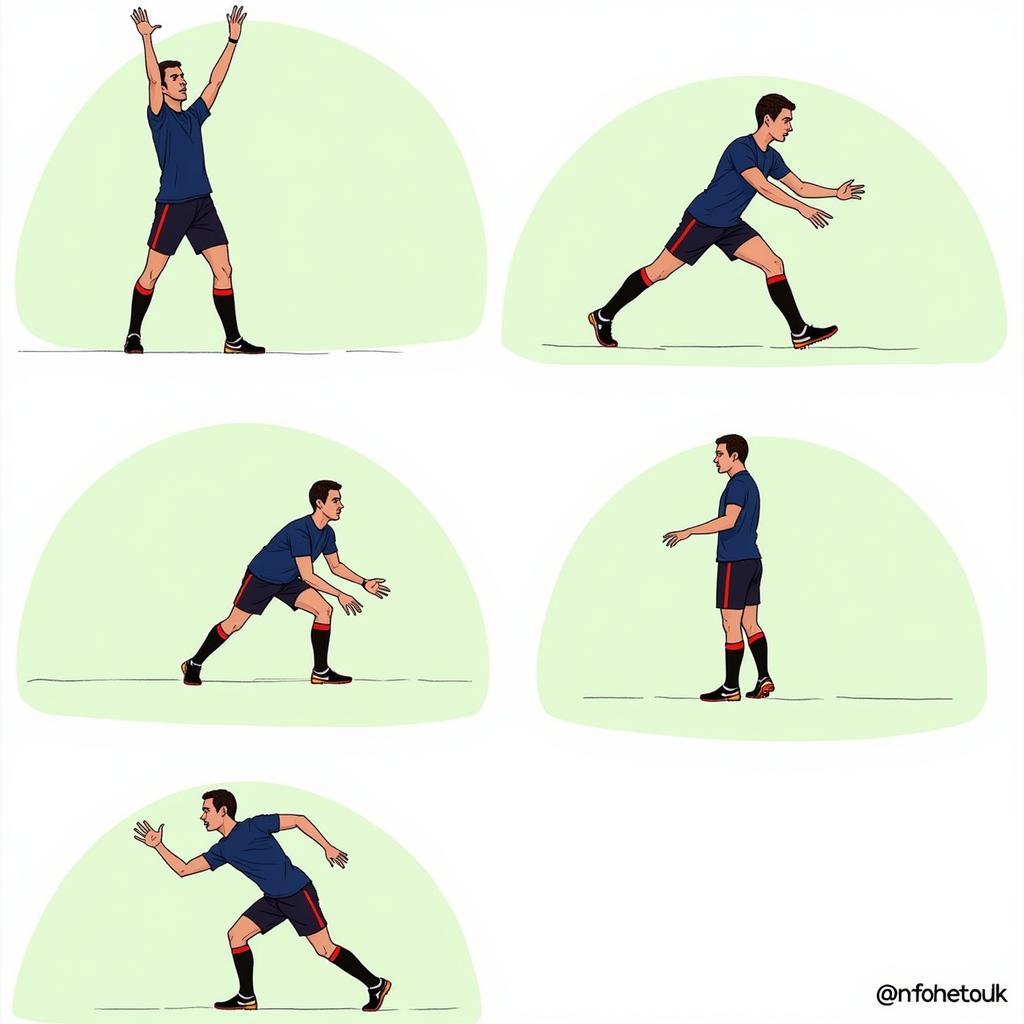 Proper warm-up techniques for football players