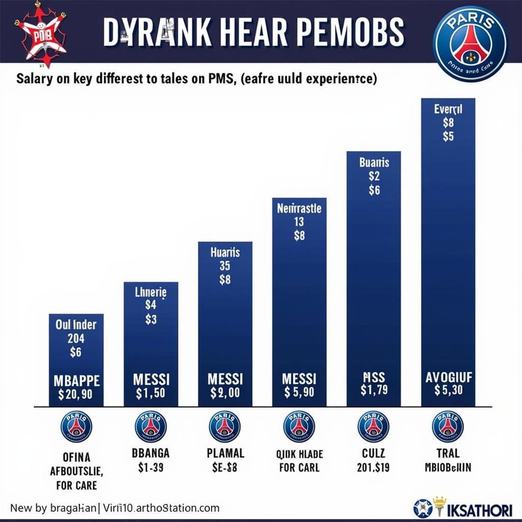 PSG Player Salaries Comparison Chart