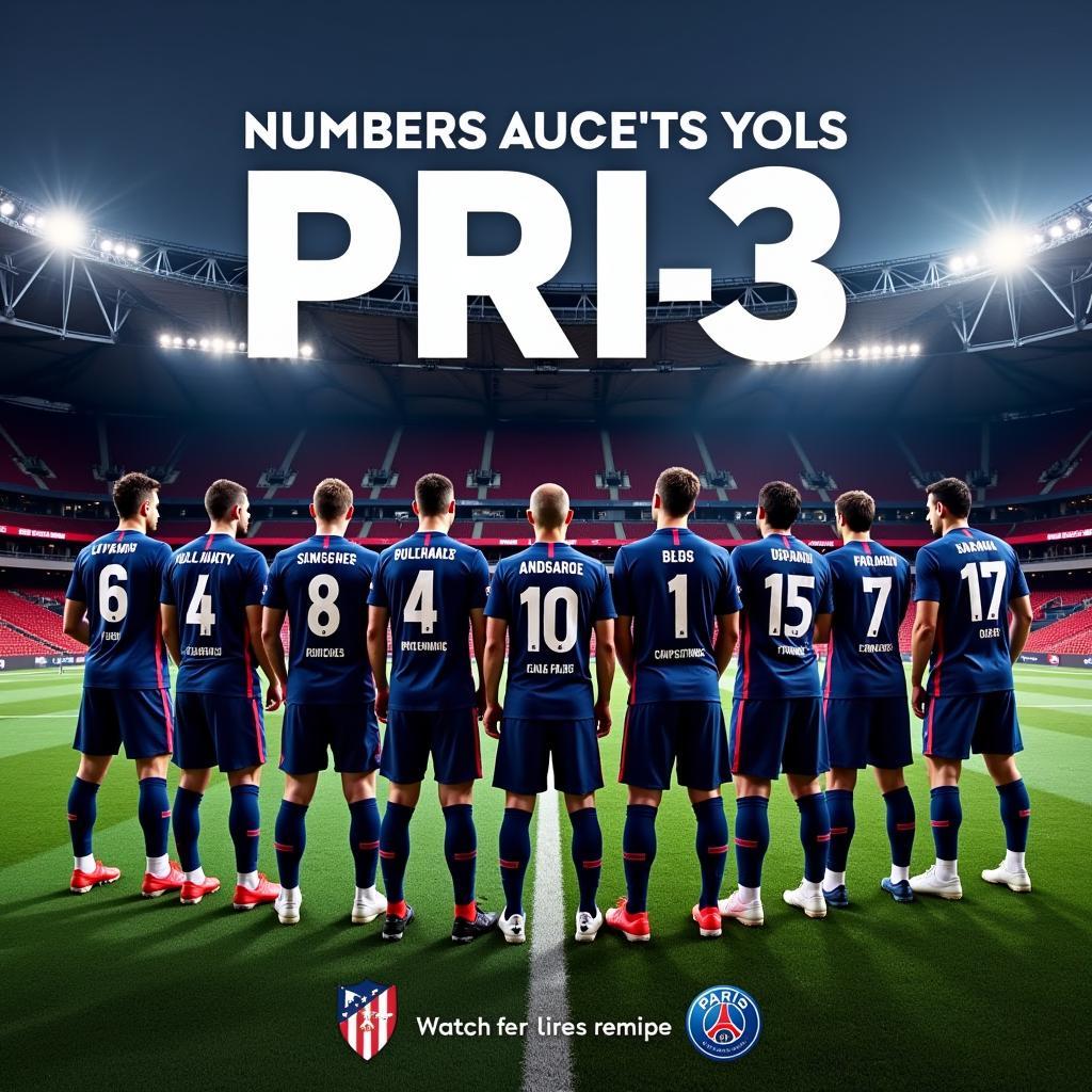 PSG Squad Jersey Numbers 2024