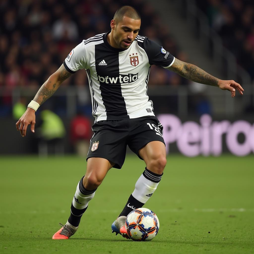 Ricardo Quaresma executing his signature Trivela