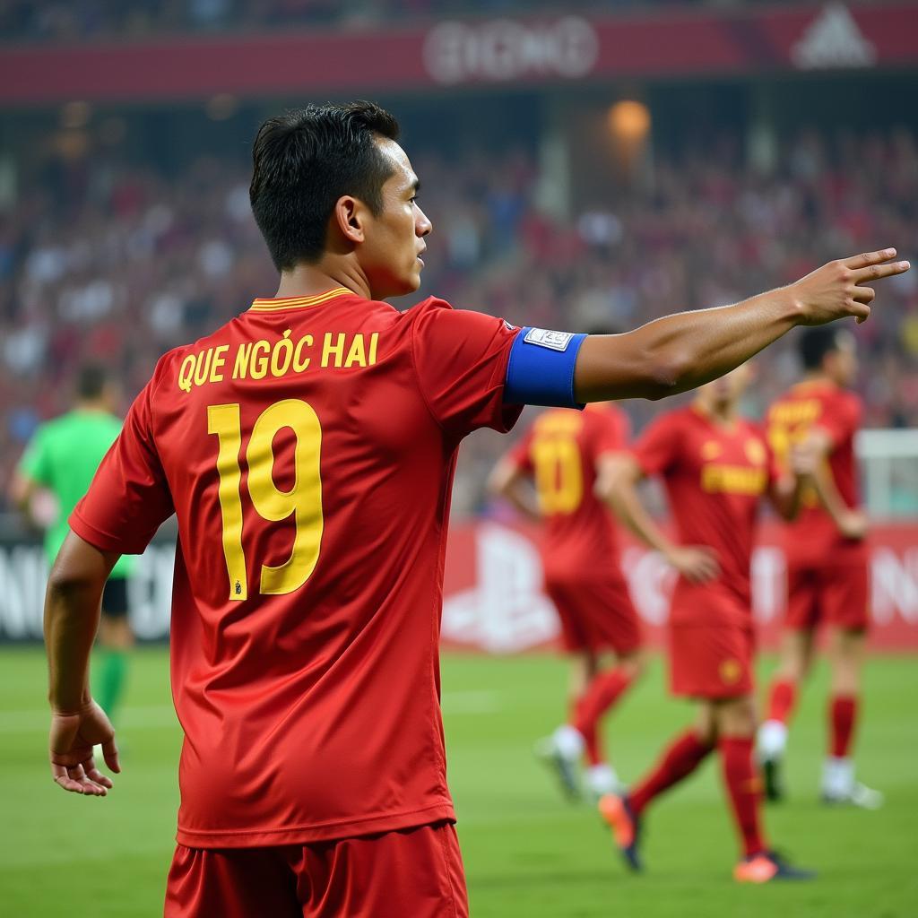 Que Ngoc Hai Leading the Vietnamese Defense