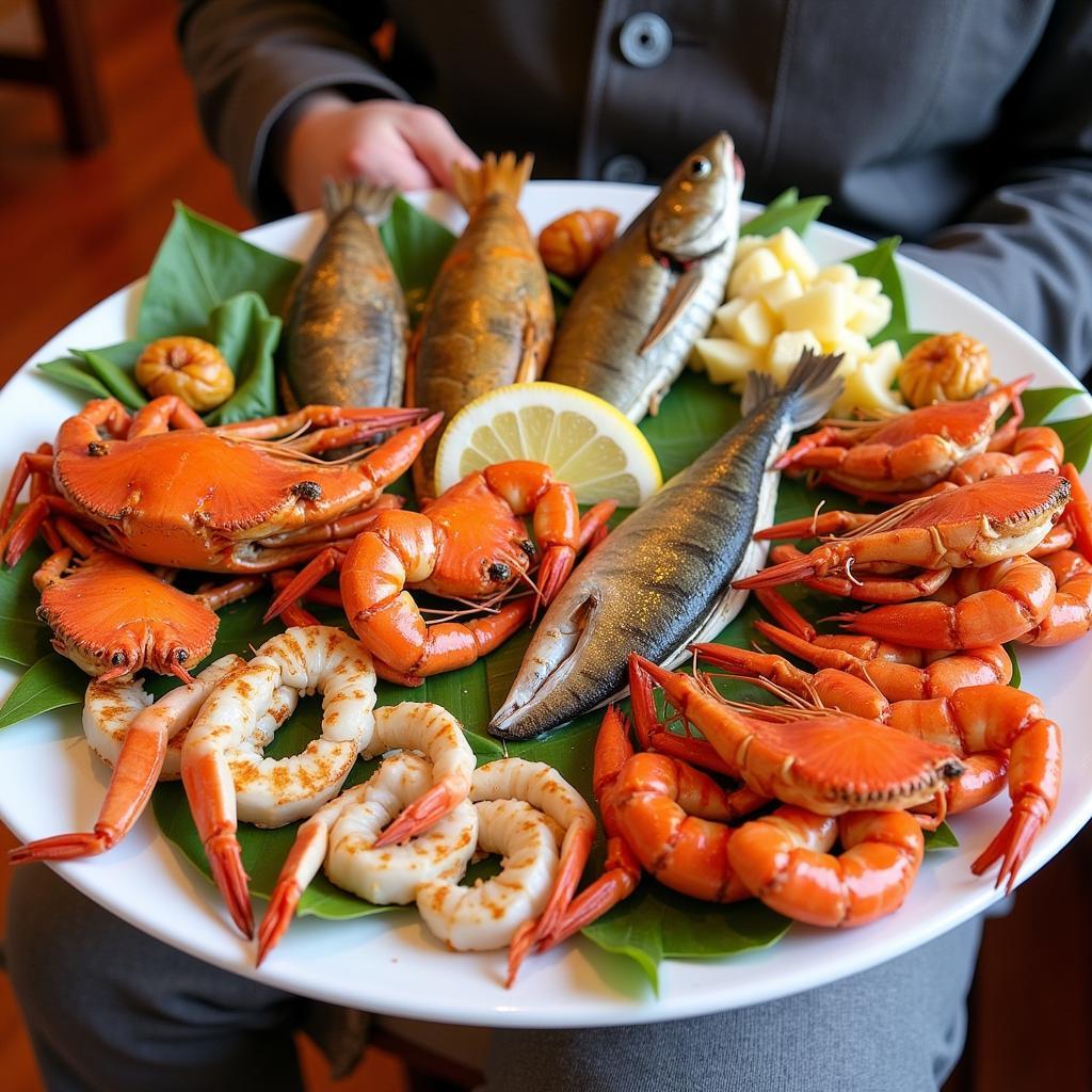 Rach Cau Quan Seafood Platter