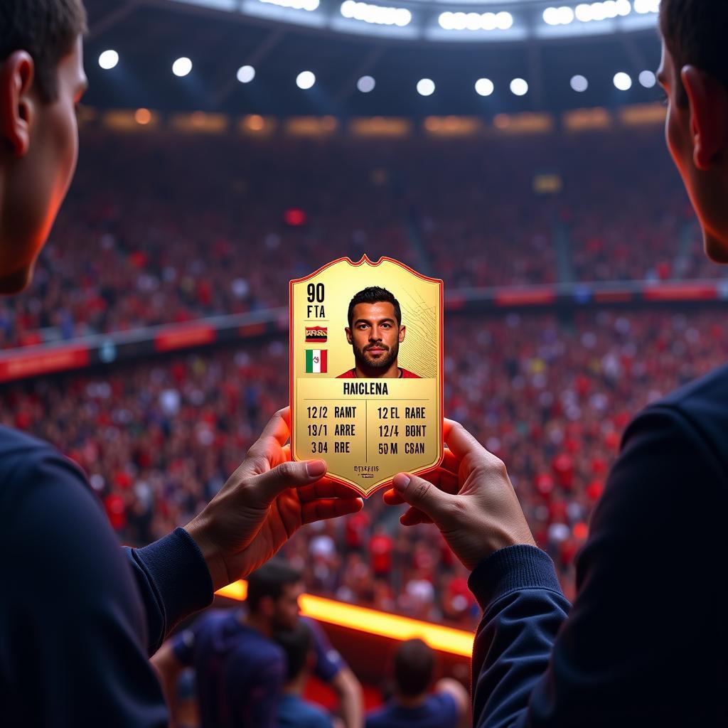 Opening a rare player pack in FIFA Online