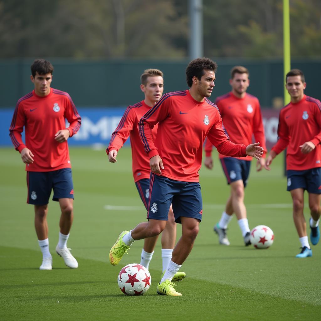 Real Madrid's Future Stars Hone Their Skills in Training