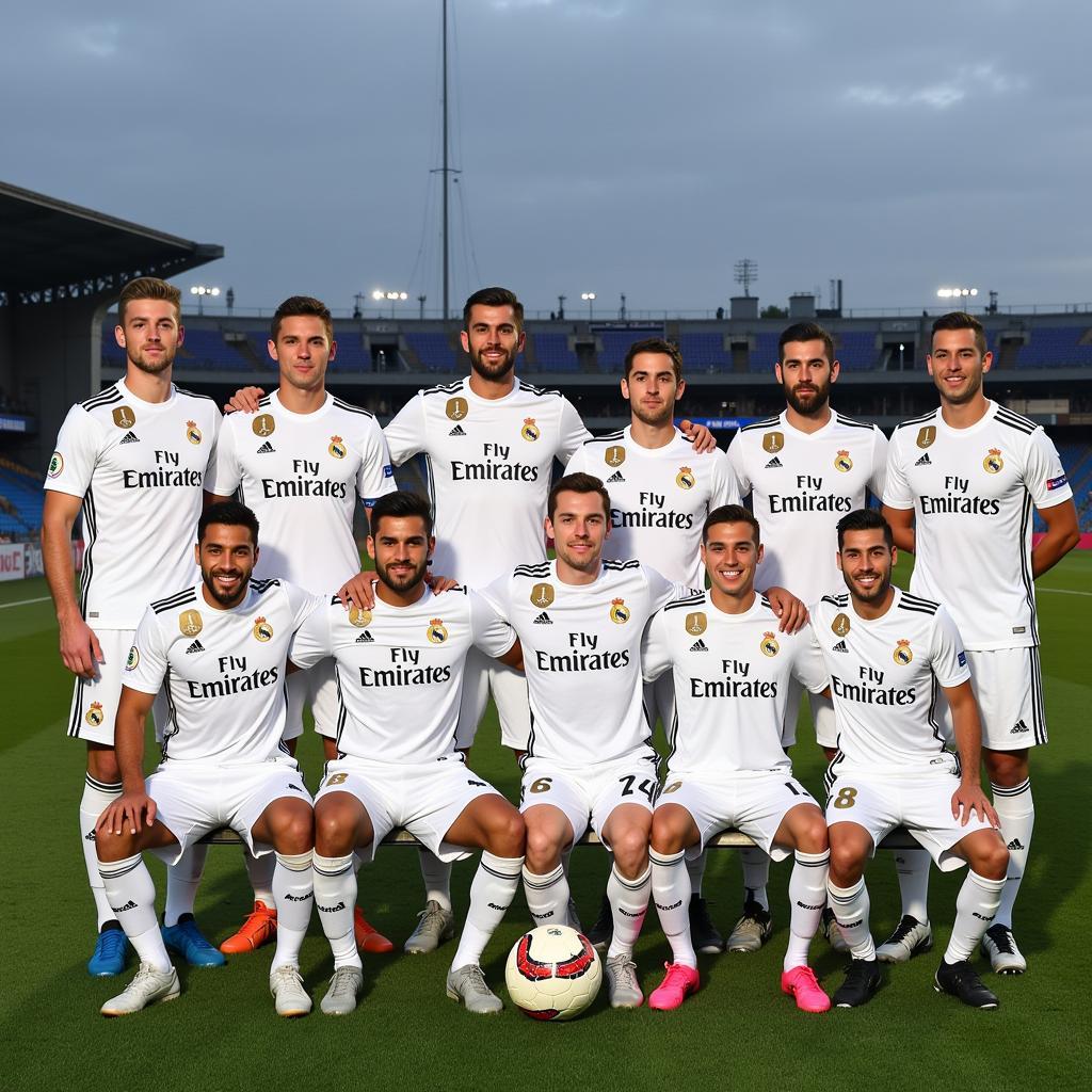 Real Madrid Players Team Photo