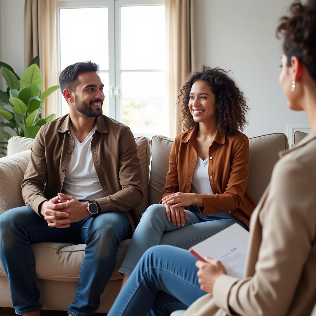 Couple in Therapy Session