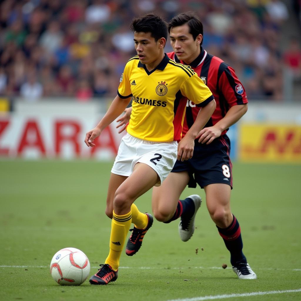 Roberto Firmino playing for Figueirense in his early career.