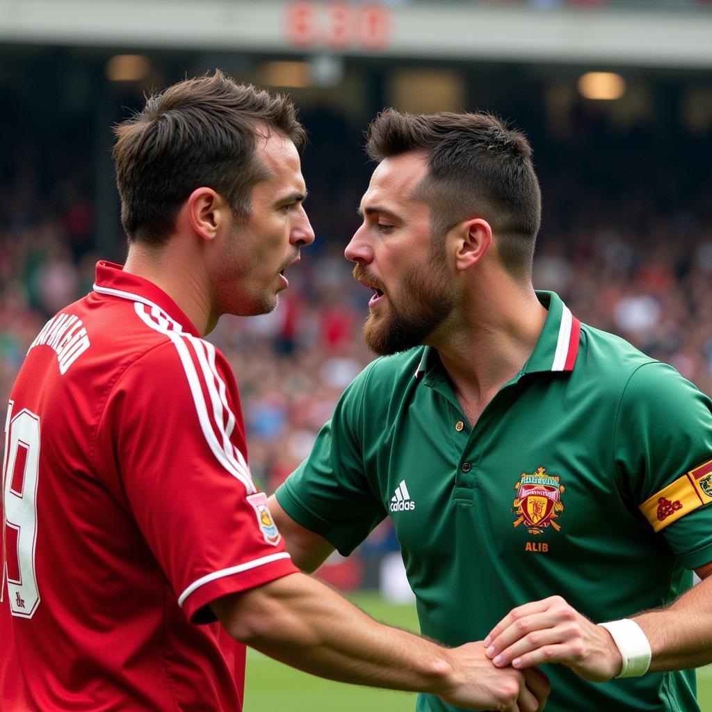 Roy Keane and Alfie Haaland Confrontation