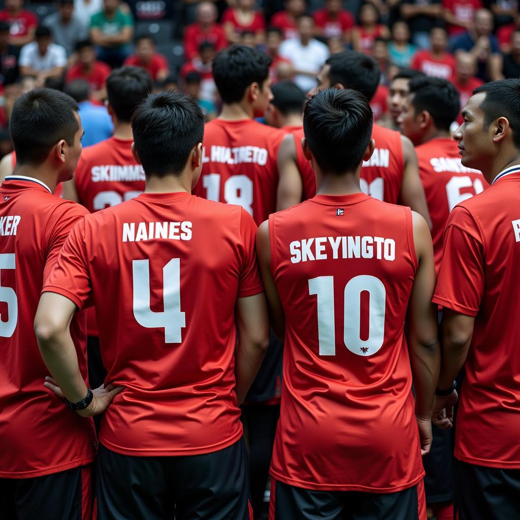 Saigon Heat Fans Showing Support by Wearing Team Merchandise