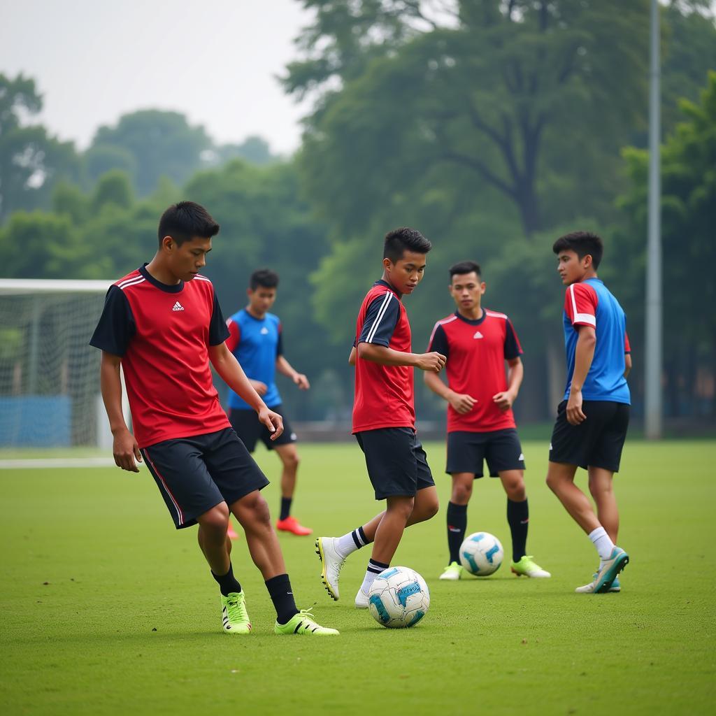 Saigon Local Players Training Hard