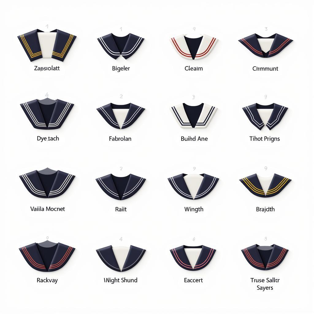 Different Types of Sailor Shoulder Epaulettes