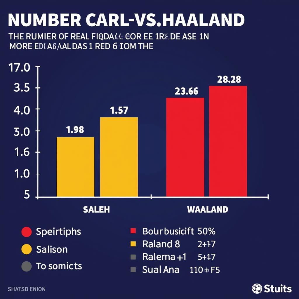 Salah and Haaland goal comparison