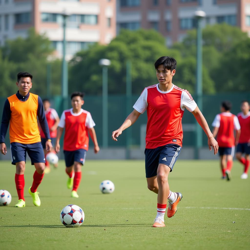 Sanatech Khanh Hoa Players Training