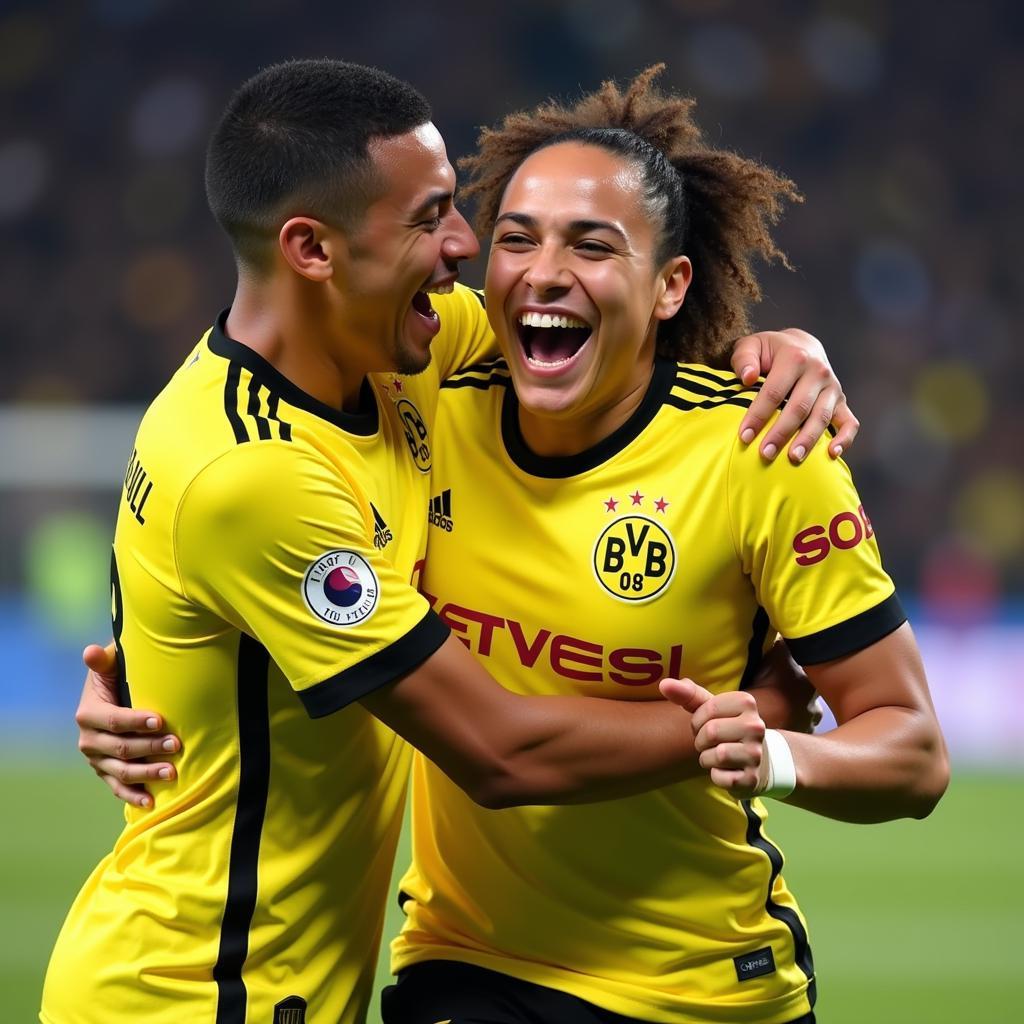 Sancho and Haaland at Borussia Dortmund