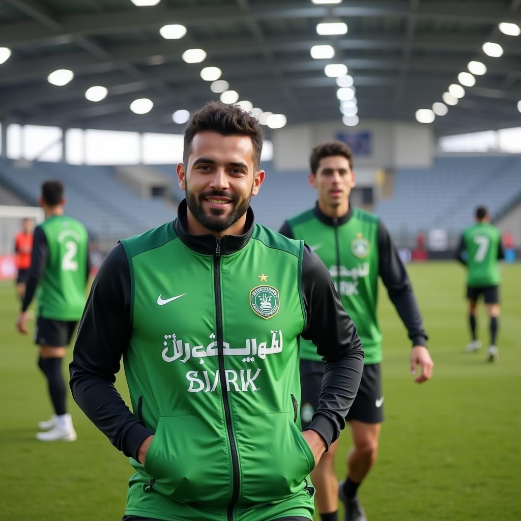 Saudi Arabian Football Squad Training