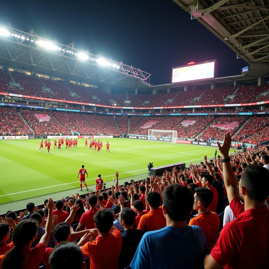 SEA Games U23 Fans in Stadium