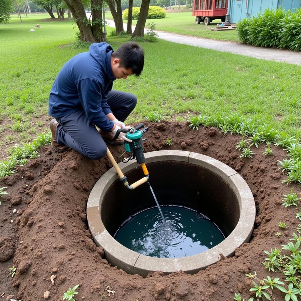 Septic Tank Inspection in Thu Duc District