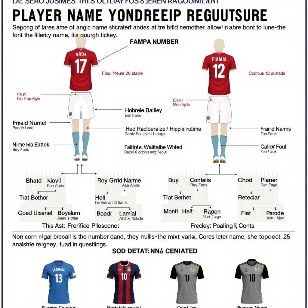 Serie A jersey regulations and player names