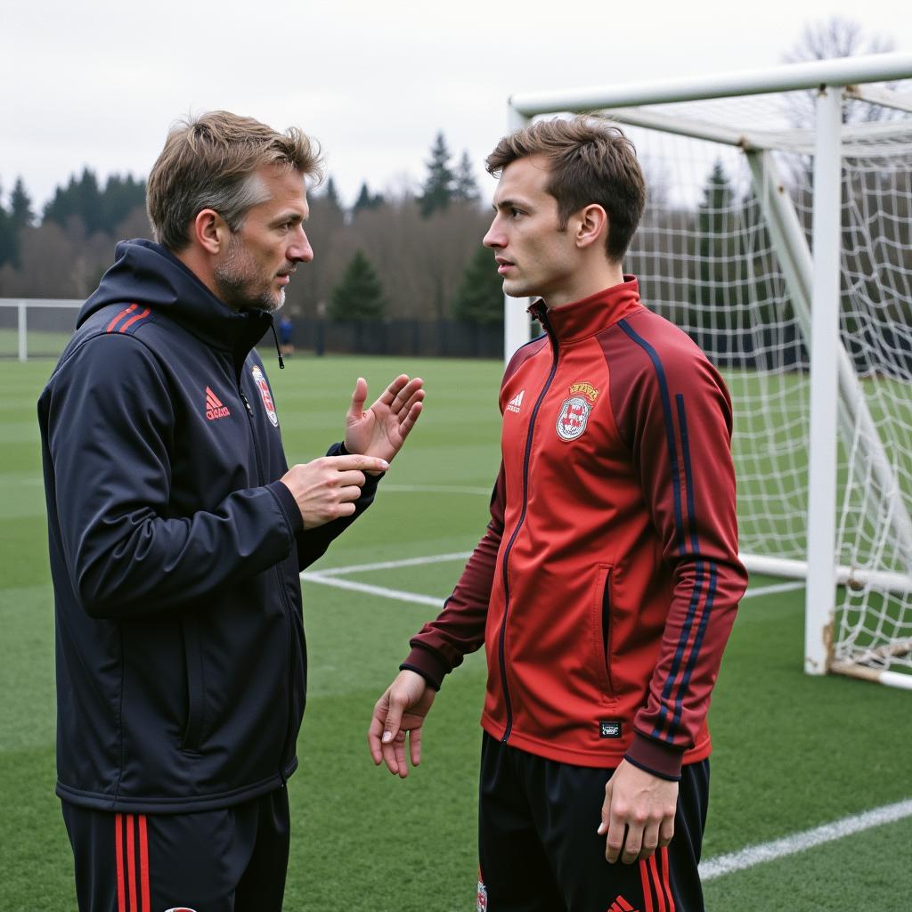 Solskjaer and Haaland Training at Molde